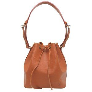 Louis Vuitton Petit Noe Women's Shoulder Bag M44108 Epi Zipangu Gold